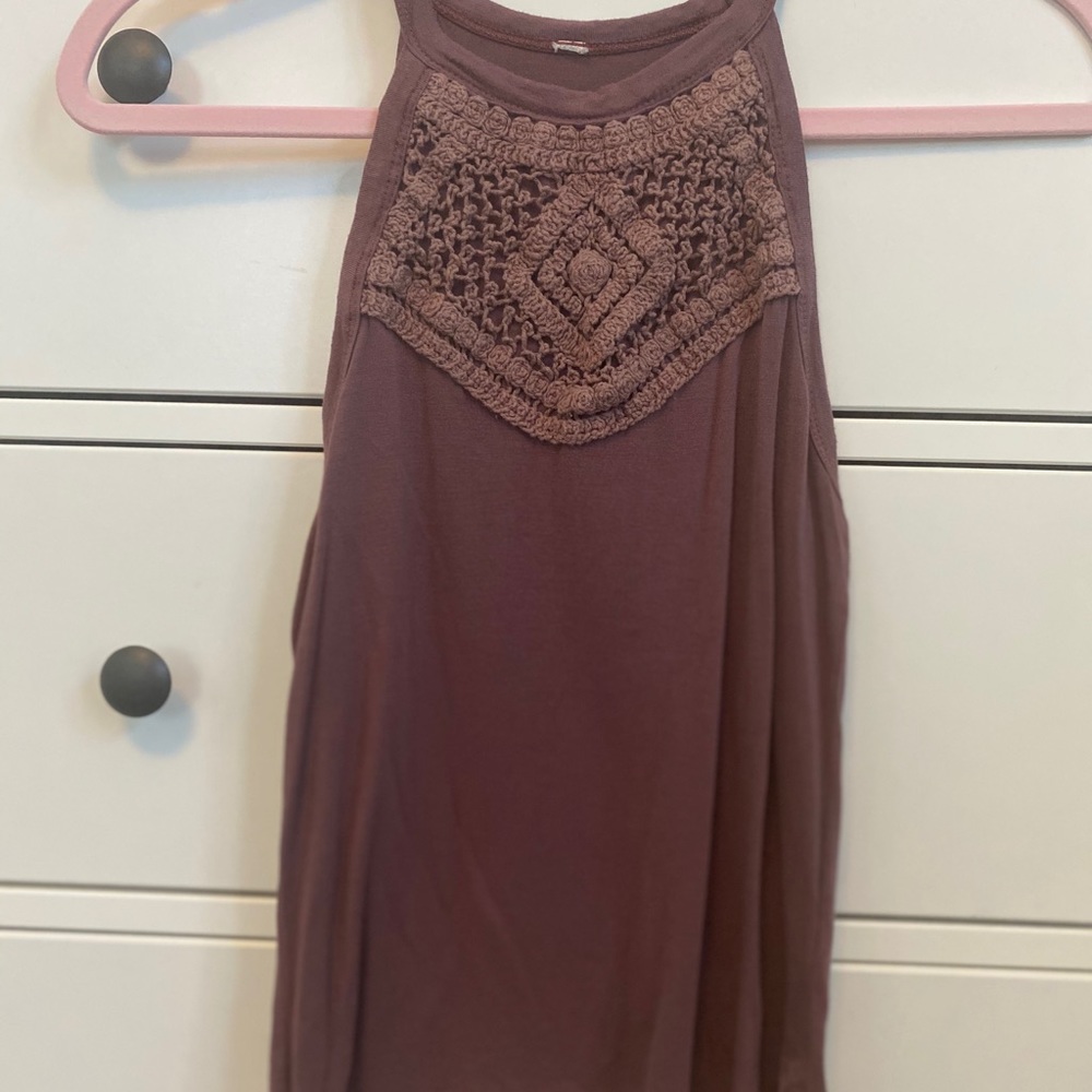Mauve halter top